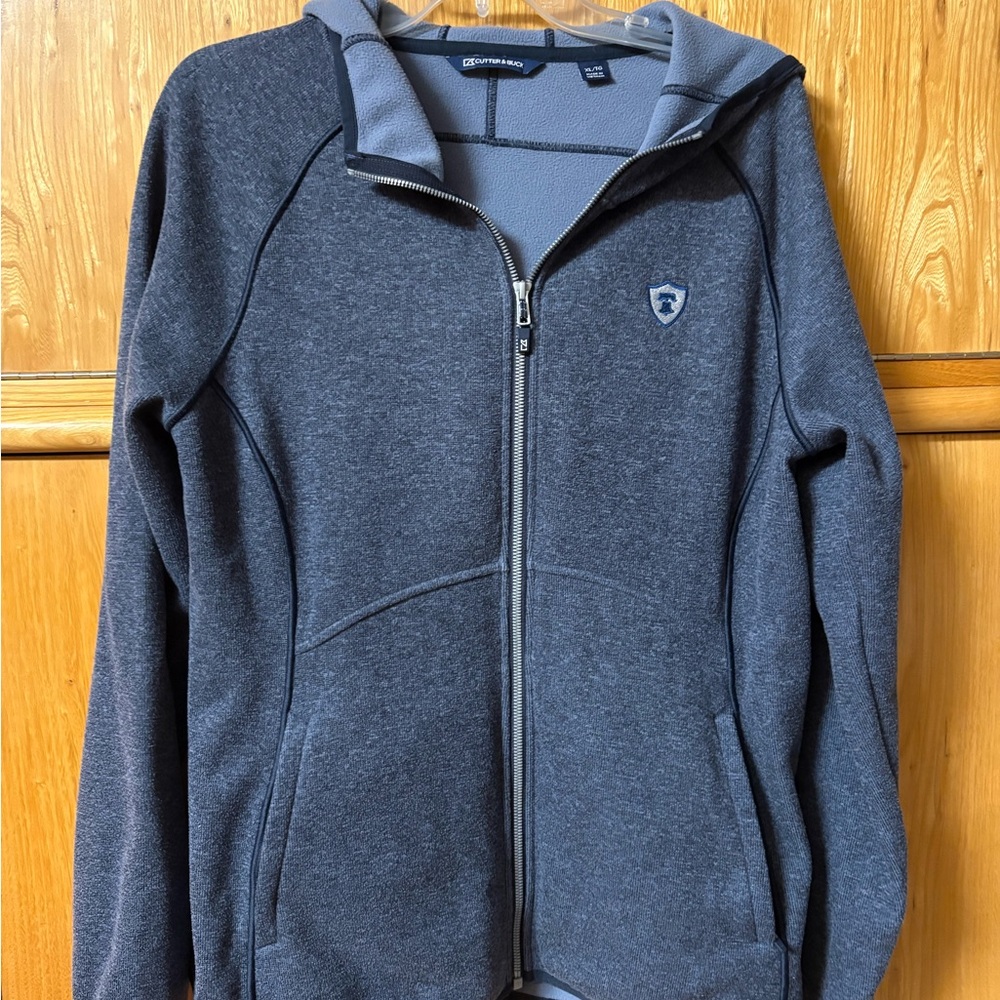 Women’s Cutter & Buck Blue Full-Zip Mainsail Hoodie Jacket